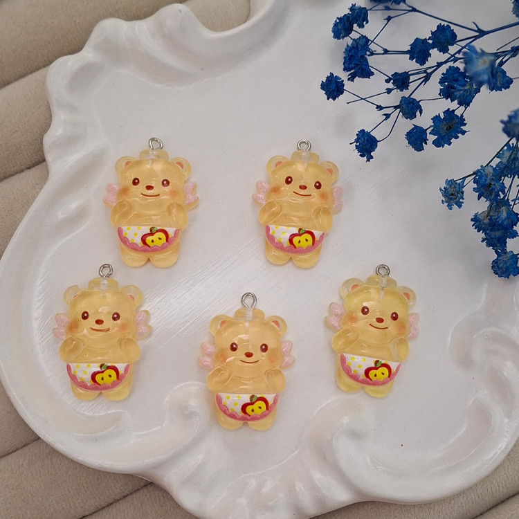 پیکسل آویزی شبنما طرح خرس(فروش بصورت دونه ای)