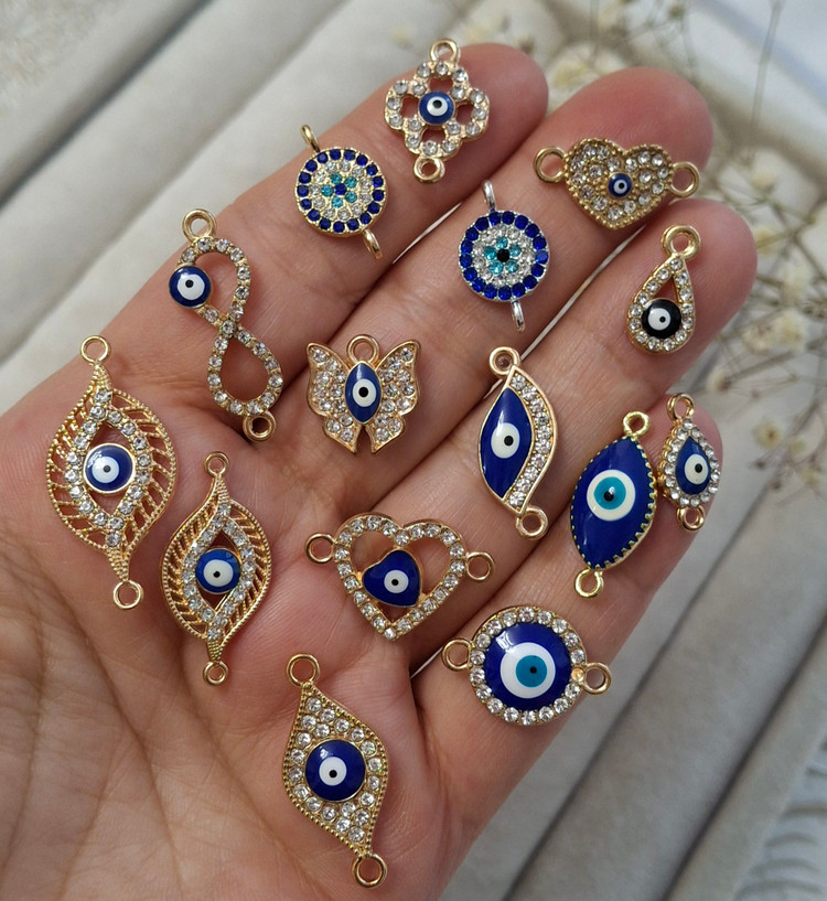 پلاک دستبندی چشم نظر(فروش بصورت دونه ای )