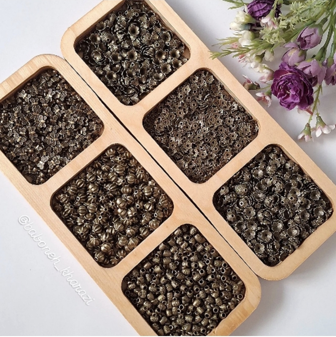 خرجکارهای برنزی بین مهره(فروش بصورت بسته های 10 گرمی)